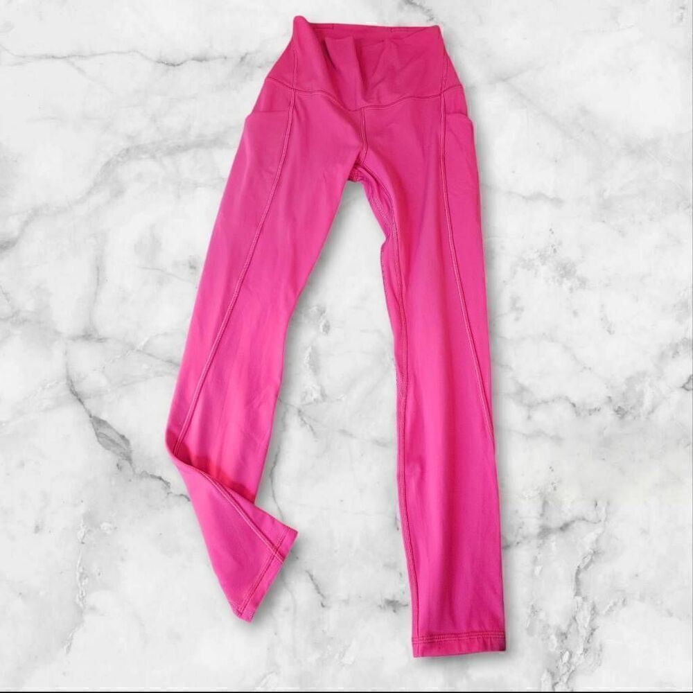 Lululemon Size 4 Pink HR Aligns with Pockets 25"